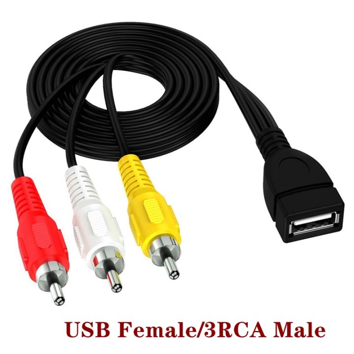 USB%20Male%20Female%20Plug%20To%203%20RCA%20Female%20Adapter%20Audio%20Converter%20Video%20AV%20Cable%20USB%20to%202%20RCA%20Cable%20for%20HDTV%20TV%20Television%20Wire%20Cord%20-%20Image%202