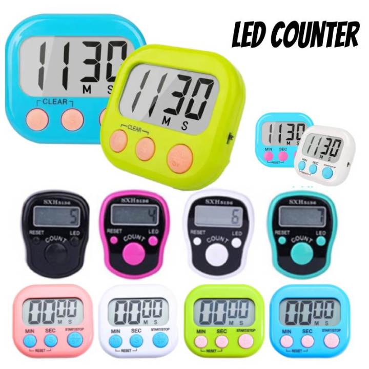 NEW Display alarm clock timer kitchen cooking dynamic magnetic digital meter LED counter electronic countdown shower study stopwatch