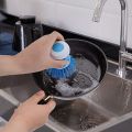 Bundle pack of Soap Dispensing Palm Brush with Ergonomic Handle,. 