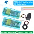 Tzt Ac Digital Multifunction Meter Watt Power Volt Amp Ttl Current Test Module Pzem-004t With Coil 0-100a 80-260v Ac For Arduino. 