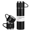 Vacuum Flask Set Stainless Steel Drinking Metal Water Bottle Gift High Quality Vacuum Flask Bottle - 500ml. 
