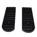 1 Pair Elliptical Machine Pedals Resistance Elliptical Machine Pedal for Gym and Home Black. 