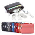 👍 Leather 2 Zipper Coin Purse Wallet With Card Slots, Coin Organizer, Change Holder,Card Case, Leather Zipper Storage Bag For Men. 