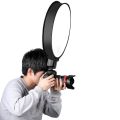 3Pcs 40cm Round Universal Portable Speedlight Softbox Flash Diffuser On-Top Soft Box for Camera. 