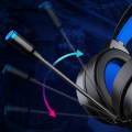 Wenefang 【New design】Gaming Headsets Gamer Headphone 7.1 Surround Sound Stereo Wired Earphones Usb Mic Colourful Light For Ps4 Pc Lap Game Headset. 