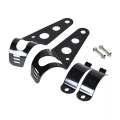 Universal Motorcycle Headlight Mount Bracket Fork Ear Chopper Headlamp Holder Clamp Adjustable Motor Fork Mount. 