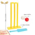 SuperRide Educational Cricket Toy Interactive Kids Cricket Set for Fun Parent-child Sports Game Complete Bat Stumps Ball Kit for Active Play Coordination Skills Development Educational Cricket for Beginners. 