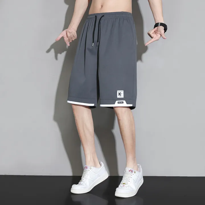 Ice%20Silk%20Quick-Drying%20Shorts%20Men's%20Summer%20Thin%20Outer%20Wear%20Tooling%20Five%20Points%20Large%20Trunks%20Loose%20Leisure%20Sports%20Pirate%20Shorts%20-%20Image%202