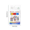 8 d/box Fabric Markers Pens Permanent Fade-Resistant Bright Colors Clothing DIY Graffiti Art Markers for Clothes Canvas. 