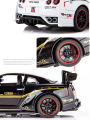 Nissan GTR R35 1:32 Sports Alloy Car Model Diecasts Collection Sound&Light Pullback. 
