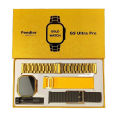 G9 Ultra Pro Gold  Smart Watch Hk 9Ultra Fendior New G9 Ultra Pro Gold Ultra Series i20 Ultra Suite with airpods Hk 9 Ultra Watch Wireless Charging. 