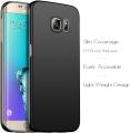 【ALLGOOD】For Samsung Galaxy S6 Edge Plus S6 Edge+ SMG928F G928G G928T G928A G928I Matte Finish Flexible TPU Back Cover Gel Rubber Soft Skin Silicone Anti-fingerprint Protective Jelly Case(Black). 