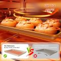 Gold 9/11/13inch Oven Baking Pan Nonstick Carbon Steel Bread Tray Rectangle Bakeware Pans. 