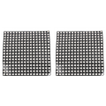 2X WS2812 RGB LED Matrix Panel Individually Addressable Flexible for Video Display, DC5V (16x16). 