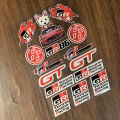 【Miga Plaza】Toyota Sticker GR GAZOO Racing Decal GR Sports Cover Automobile Central Control Instrument Decoration Motorcycle Helmet Modification Accessories For Yaris Supra 86 RAV4 Vitz Camry Reiz Crown Corolla. 