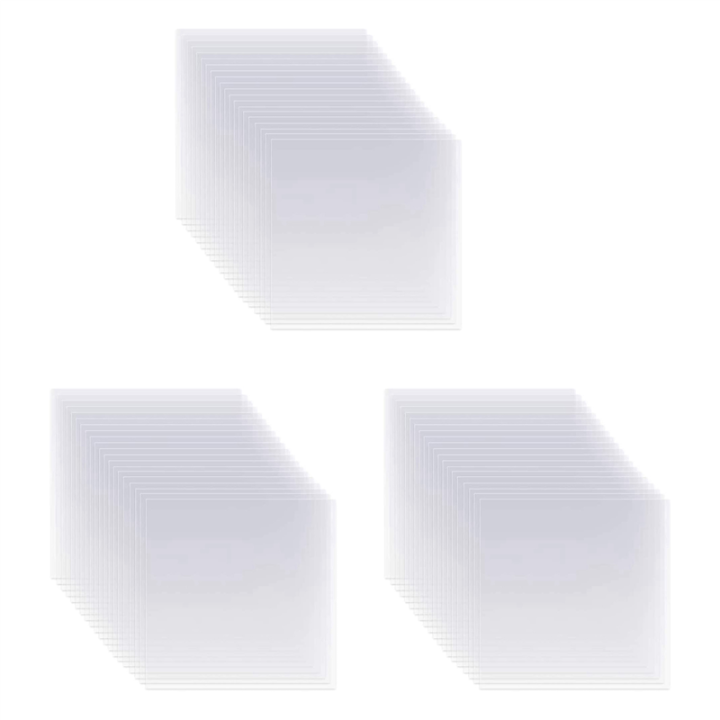 ARELENE 60Pcs Clear Mylar Stencil Sheets 12 Inch Blank Stencil Material Sheets,for Compatible & Silhouette Cutting