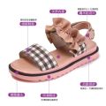 Back Velcro Girls' Sandals New One Pair of Shoes for Two Uses Children's Sandals Primary School Students Fashion Girls Middle and Big Children Cool. 