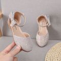 Women's Shoes2023Spring and Summer New Princess Shoes Girls' Sandals Middle and Big Children's Closed Toe Fashion Children's Crystal Shoes Soft Bottom. 