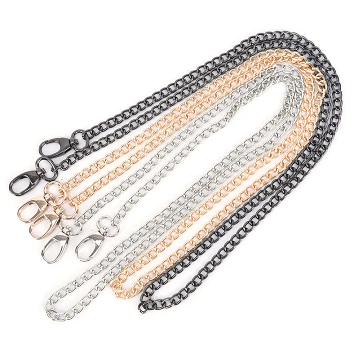 100cm Metal Purse Chain Strap Handle Shoulder Crossbody Bag Handbag Replacement MJK