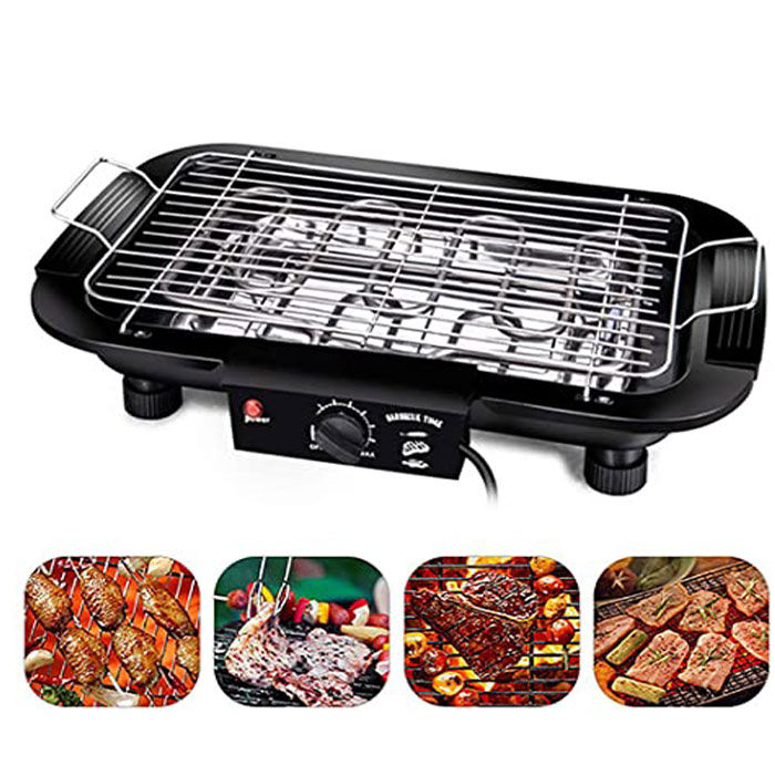 BBQ Grill Multi-function Electric Barbecue Grill Stainless Steel | Daraz.lk