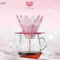 Pour over Coffee Filters Stylish Elegant Coffee Maker Dripper for Home Cafe. 