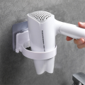 Wall-mounted Hair Dryer Holder Bathroom Hooks Hairdryer Hanger Rack Practical Wall Storage Strong Sticky Hairdryer Rack Stand. 