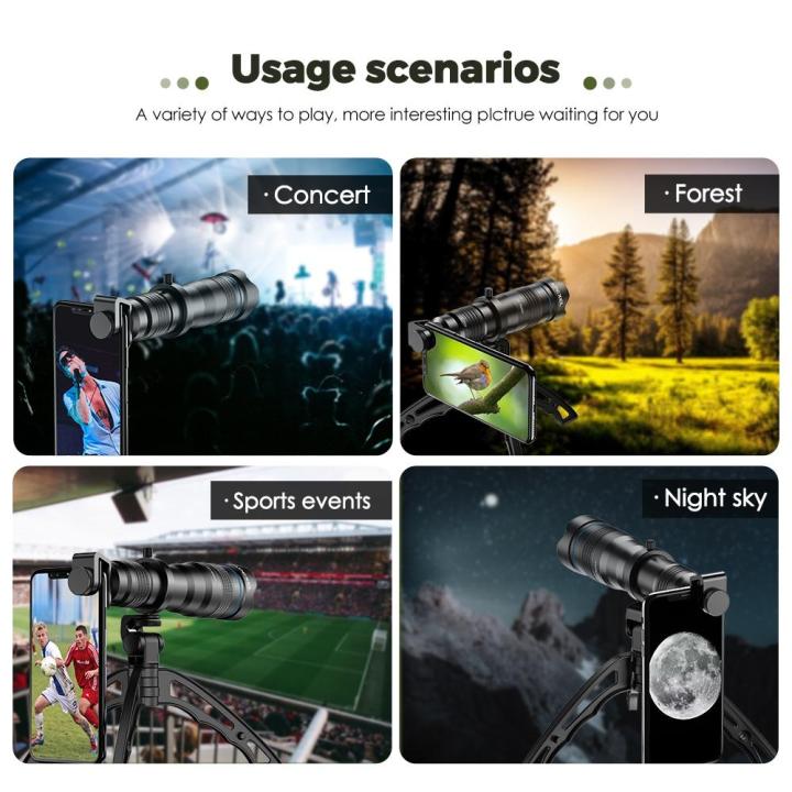 APEXEL%20Optional%20HD%2036X%20Metal%20Telescope%20Telephoto%20Lens%20Monocular%20Mobile%20Lens+%20Selfie%20Tripod%20for%20Samsung%20Huawei%20All%20Smartphones%20-%20Image%204