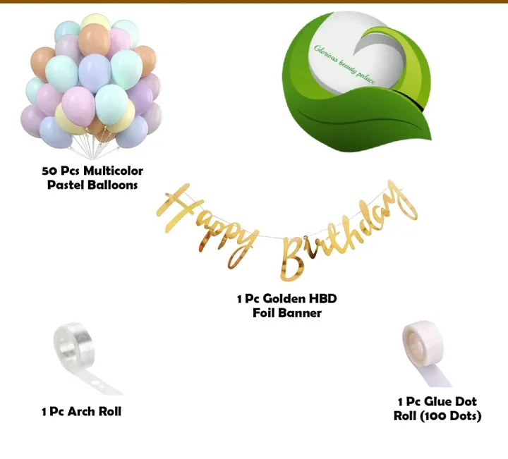 Rainbow%20Theme%20Birthday%20Decorations%20-%20Pack%20of%2053%20Happy%20Birthday%20Decoration%20Kit%20for%20Kids%20%7C%20Kids%20Birthday%20Decoration%20Items%20%7C%20Pastel%20Balloons%20for%20Birthday%20Decorations%20-%20Image%202