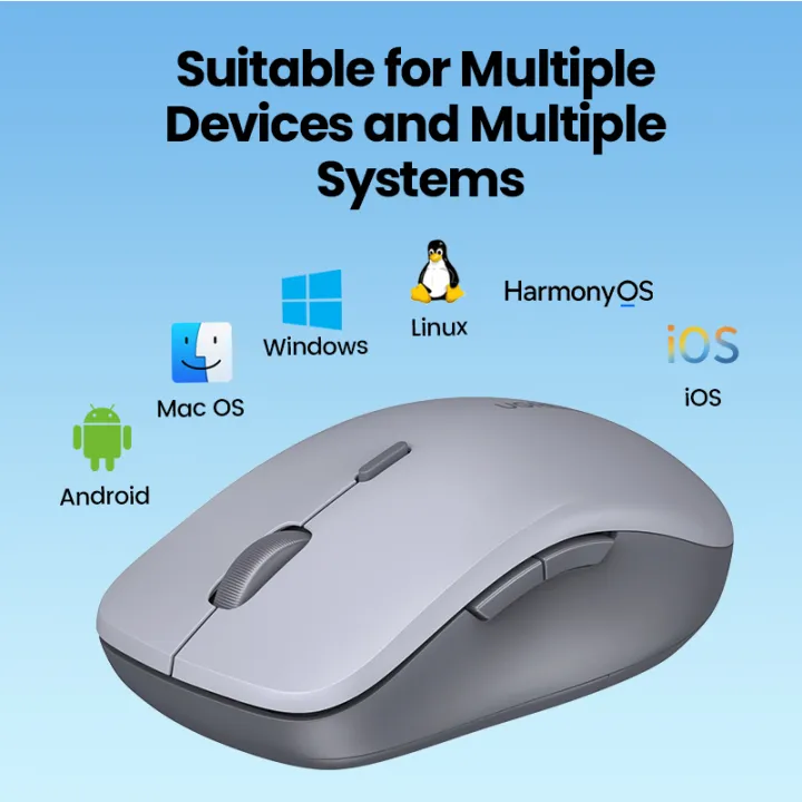 【WEJA】 Mice Bluetooth 2.4G Wireless Ergonomic Silent Mouse 4000DPI for ...