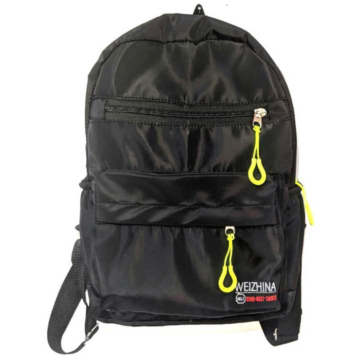 Weizhina Stylish Double Shoulder Backpack | Unisex | Fashionable and Functional Double Shoulder Backpack