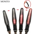 【1 Pair Purple】 Motorcycle Signals LED Lights Flowing Flashers For YAMAHA YZF R1 2005 2006 2007 2008 2009 2010 2011 2012. 