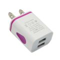USB Wall Charger for Samsung Xiaomi Dual Port 2A Output Travel Plug Power Adapter Compatible for Phone EU/US Plug. 