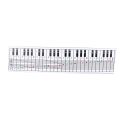 Suitable 61/88 Keys​ Piano Keyboard Chart​ ​Visual Tool​ Key Note Patterns​ ​Music Notes Reference Card​ ​Music Staff Board​ ​Piano Note Chart​ ​For Beginners. 