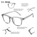 OQ BOGA 3 Colors Unisex Metal Full Rim Fashion Glasses Man Woman Eye Protection Outdoor Decorate Oval Frame Eyewear. 