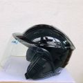 New Look Top Selling Black Shine Half Helmet for Men & Women. 