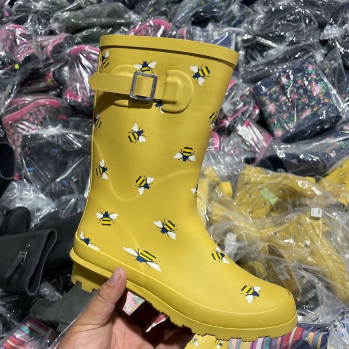 Slightly%20Flaw%20New%20Arrival9.9Fashion%20Women's%20Rubber%20Boots%20High%20Mid-Top%20Short%20Top%20Soft%20and%20Comfortable%20Waterproof%20Non-Slip%20-%20Image%203