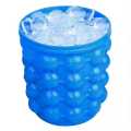 Ice Bucket Ice Cube Mold Silicone ice Cube Maker Ice Cube Mold Tray Portable Bucket Wine Ice Cooler Beer Cabinet Kitchen Tools Drinking Whiskey Freeze. 