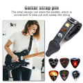 Adjustable Electric Guitar Strap with 6 Picks Paddles Acoustic Guitar Belts. 