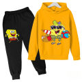 SpongeBob SquarePants Kids Long Sleeve Hoodies Kids Sweatshirt Pant Suit Casual Coat Sportswear Boys Girls Kids Clothes Girls. 