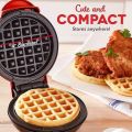 3 in 1 Mini Waffle Maker Machine 4 Inch- 350 Watts individual Belgian Waffles, Stainless Steel Non-Stick Pan Cakes, Small waffle Maker for Home Waffle. 