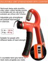 Countable Heavy Hand Grip Adjustable Wrist Arm Muscle Training Increase Strength Spring Finger Pinch Expander Fitness Equipment. 