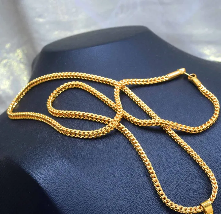Singapore%20Fox%20Chain%20Necklace%20for%20Girls%20Boys%20Gold%20Plated%203mm%20Chain%20Jewelry%2018%20Inch%2024%20Inch%20-%20Image%207