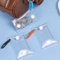 Mini Bag Transparent Coin Purse Keychain Pendant Square Pouch Organizer Key Lipstick Earphone Storage Bag. 