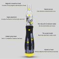 Multi-Purpose Ratchet Screwdriver Set Universal Ratchet Screwdriver 13 in 1 Screwdriver Labor-Saving Household Hardware Tool. 
