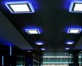 18w Two Color LED Blue Panel Light for Sunk (Ceiling) (3 steps) (18+6) W. 