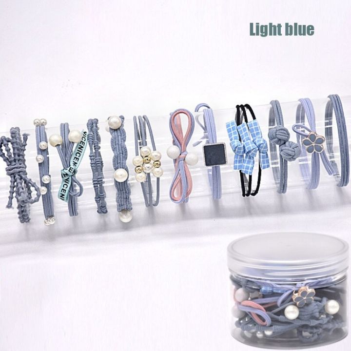 12Ps/Set%20Hair%20Ring%20Colorful%20Rubber%20Band%20Head%20Rope%20-%20Image%209