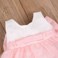 0-2Y Baby Girl Christmas Xmas Dress Princess Girls Cute Bowknot Party Gown Dresses The cotton content is greater than 50%. 