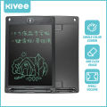 KIVEE LCD Drawing Tablet Keyboard One Key To Clear With Lock & Stylus Pen ABS Frame Writing Tablet Whiteboard Board8.5/10 inch. 