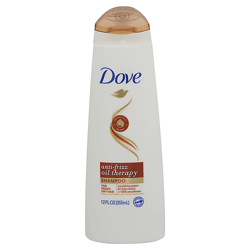 Dove Anti-Frizz Oil Therapy Dry Hair Shampoo 355ml