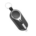 New Keychain Power Bank Ultra-thin Mini Portable Emergency Charging Watch Wireless Charging 2-in-1 2000 Ma. 